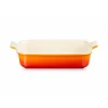 Plat Rectangulaire Héritage en Céramique 19 cm Volcanique Le Creuset Tradition