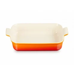 Plat Rectangulaire Héritage en Céramique 19 cm Volcanique Le Creuset Tradition
