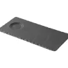 Plateau Rectangulaire 1 encoche Ardoise 25 x 12 cm Basalt Revol