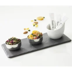 Plateau Rectangulaire Ardoise 25 x 12 cm Basalt Revol