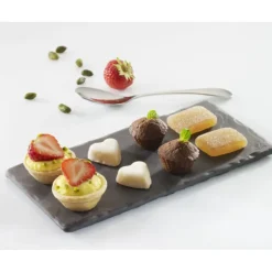 Plateau Rectangulaire Ardoise 20 x 10 cm Basalt Revol