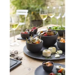 Plateau Rond Ardoise Ø 32cm Basalt Revol