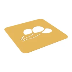 Pochoir Silicone Ballons 11,9 x 6,2 x H 0,1 cm (x2) Silikomart