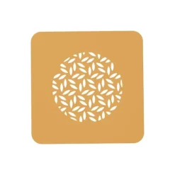 Pochoir Silicone Feuilles Ø 10 x H 0,1 cm (x2) Silikomart