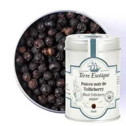 Poivre Noir de Tellicherry 60 g Terre Exotique