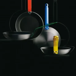 Poêle Antiadhésive ø20 cm HACCP Bleu Choc Resto Induction De Buyer