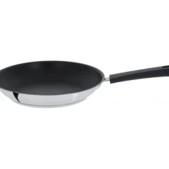 Poêle Mutine Ø 28 cm Manche Fixe Anti-Adhésive Inox Cristel