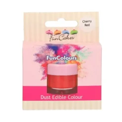 Poudre comestible Rouge cerise 2,5 g FunCakes