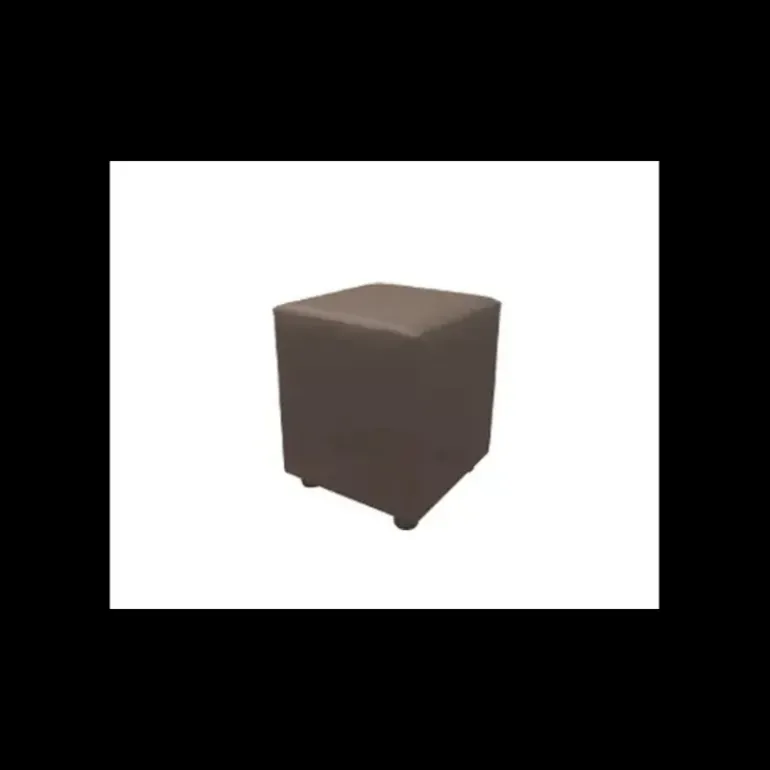 Pouf Carré en Simili Cuir Eléphant Lisbonne 2imahl