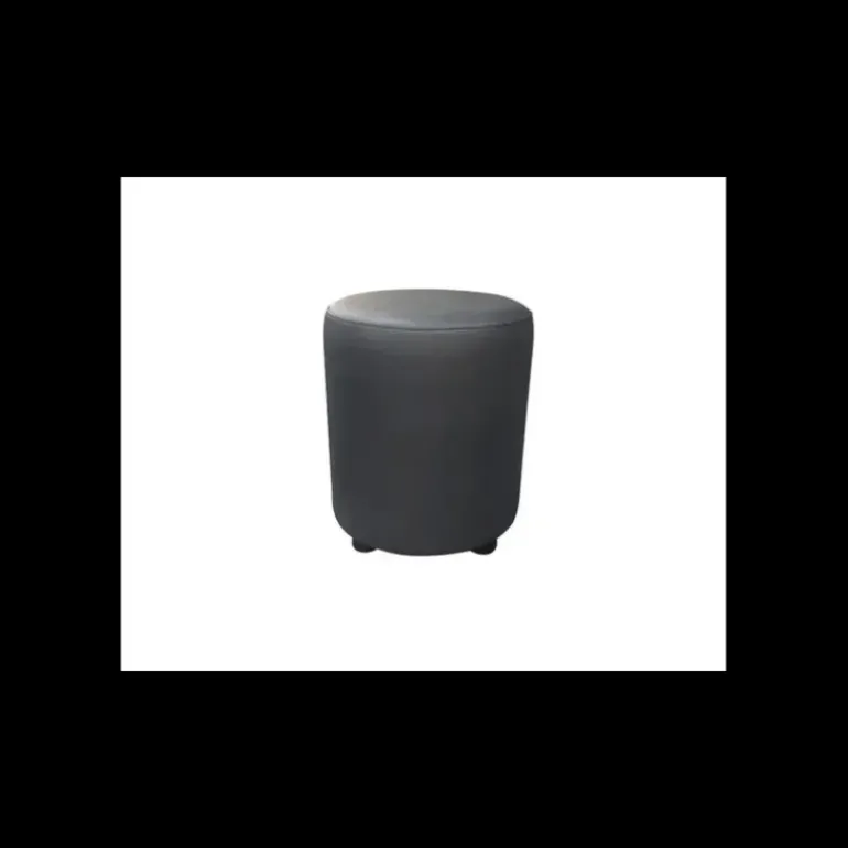 Pouf Rond en Simili Cuir Eléphant Lisbonne 2imahl