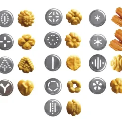 Presse à Biscuit et Décors Aluminium 0,2 L Ibili