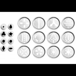 Presse à Biscuit et Décors Aluminium 0,2 L Ibili