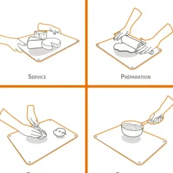 Protection Plaque de Cuisson en Verre 57 x 50 cm Noir Pebbly