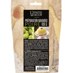 Préparation Bavarois Gel Poire 100 g Patisdécor