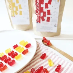 Préparation Bonbons gélifiés Fraise 100 g Scrapcooking