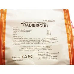 Préparation pour biscuits traditionnelles TRADIBISCUIT 2.5Kg