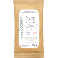 Pâte à Sucre Blanche Spéciale Couverture 400g Scrapcooking