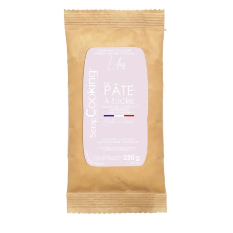 Pâte à Sucre Lilas Colorant Naturel 250 g Scrapcooking