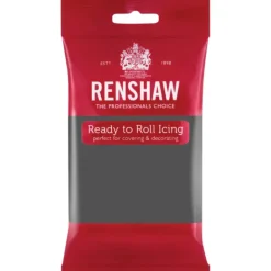 Pâte à Sucre Pro Gris 250g Renshaw