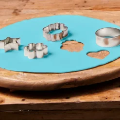 Pâte à Sucre Prête à Dérouler Bleu Clair 430 g Funcakes