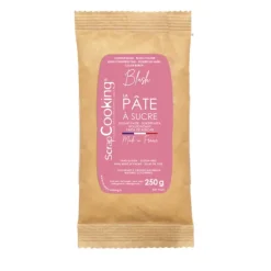 Pâte à Sucre Rose Blush Colorant Naturel 250 g Scrapcooking