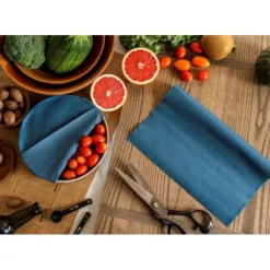 Rouleau Emballage Alimentaire Cire Abeille Bleu Jeans 93 x 29 cm Nuts