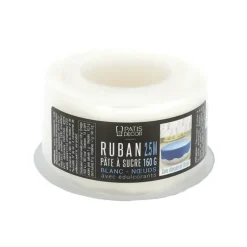 Ruban Pate à Sucre Nœuds 1,25 m x H 3 cm (x2) Patisdécor