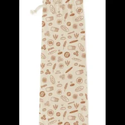 Sac à Pain Coton Bio Marron 65 x 20 cm Pebbly