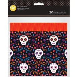 Sachet Bonbon Fête des Morts Mexique Halloween Wilton (x20)