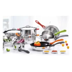 Sauteuse bombée tout Inox sans Queue Ø 24 cm Twisty de Buyer