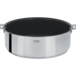Sauteuse Casteline Ø 24 cm Manche Amovible Anti-Adhésive Inox Cristel