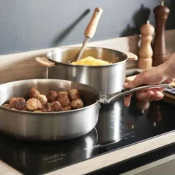 Sauteuse Droite Inox Amovible Ø 24 cm Alchimy Loqy De Buyer