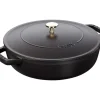 Sauteuse en Fonte Chistera 24 cm Noir Staub