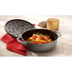 Sauteuse en Fonte Chistera 28 cm Gris Graphite Staub