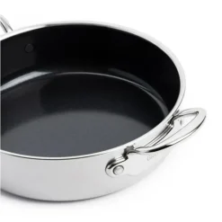 Sauteuse Inox Ø 26 cm avec Couvercle PREMIERE GreenPan