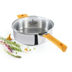 Sauteuse Mutine Ø 22 cm Manche Amovible Inox Cristel