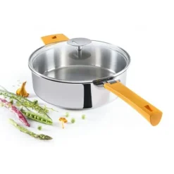 Sauteuse Mutine Ø 28 cm Manche Amovible Inox Cristel