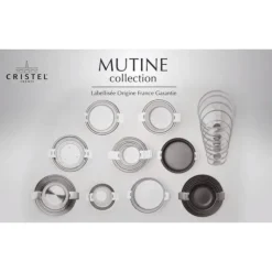 Sauteuse Mutine Ø 28 cm Manche Amovible Inox Cristel