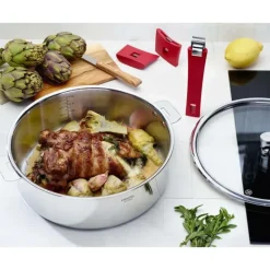 Sauteuse Mutine Ø 26 cm Manche Amovible Inox Cristel