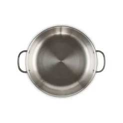 Sauteuse Provençale Inox Signature 30 cm et couvercle Le Creuset