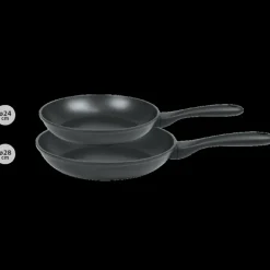 Set de 2 Poêles Aluminium Ø24 & 28 cm Cookway Ultralu Cristel