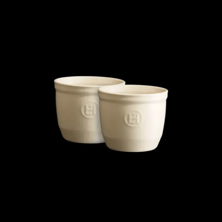 Set de 2 Ramequins en Céramique N°8 cm Argile Emile Henry