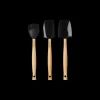 Set de 3 Spatules Silicone Black Onyx Le Creuset