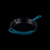 Skillet Rond Profond 26cm en Fonte Deep Teal Le Creuset