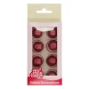 Sphère en Chocolat Rubis 2 cm (x8) Funcakes