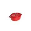STAUB Cocotte Fonte Ovale 31 cm Rouge Cerise 5,5 L