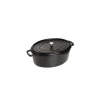 STAUB Cocotte Fonte Ovale 37 cm Noir Mat 8 L
