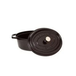 STAUB Cocotte Fonte Ovale 23 cm Noir Mat 2,35 L