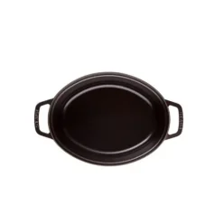 STAUB Cocotte Fonte Ovale 23 cm Noir Mat 2,35 L