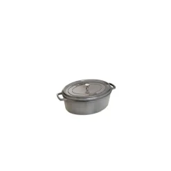STAUB Cocotte Fonte Ovale 17 cm Gris Graphite 1 L